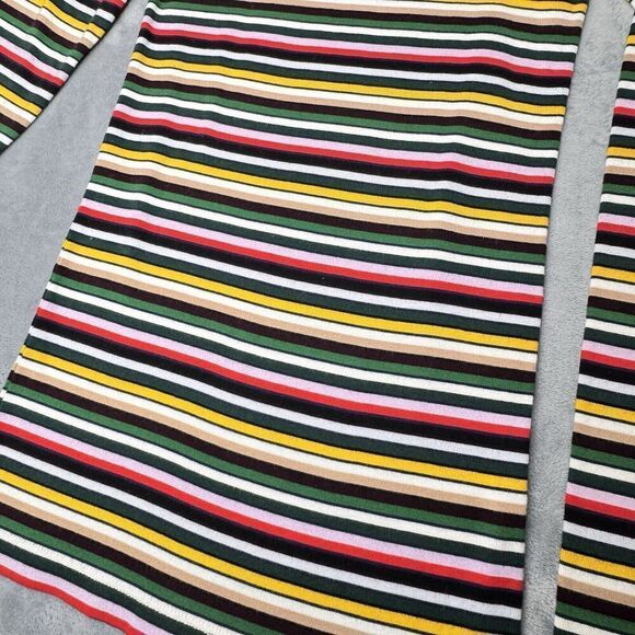 J.Crew Women’s Sz S J Crew Perfect Fit Long Sleeve T-Shirt Striped Colorful - Picture 3 of 12